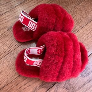 UGG Fluff Yeah toddler slides